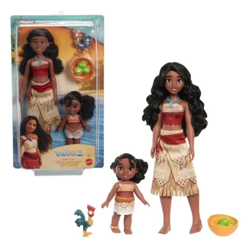 Mattel Vaiana 2 Pack de 2 Hermanas Muñeca JBT66