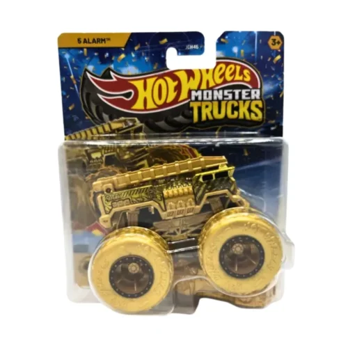 Hot Wheels Gold 5 Alarm Fire Truck Monster Truck Mattel JCH46