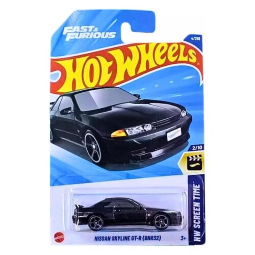Hot Wheels Nissan Skyline GT-R BNR32 Negro Fast and Furious JCL59