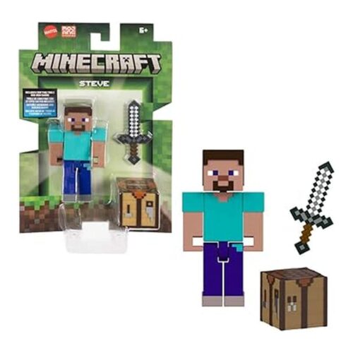 Mattel Colección Figuras de Acción y Accesorios Minecraft Escala 3.25 Pulgadas Edición 1 JCN28