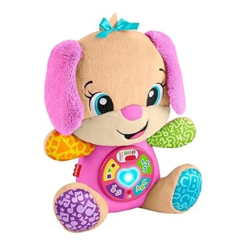 Fisher-Price Laugh & Learn Perrita con Smart Stages Peluche Musical JFD35
