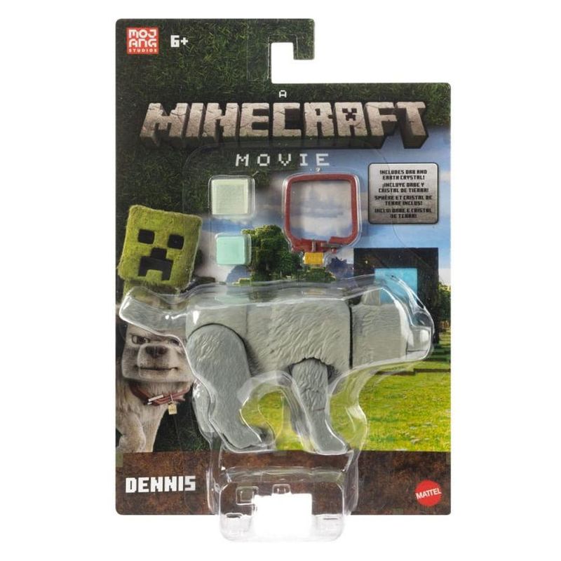 Minecraft La Película Figura Dennis el Lobo 10 cm JFR59 - Imagen 2