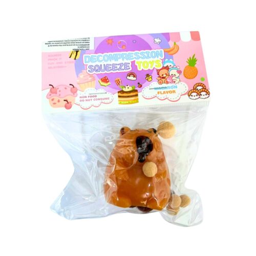 Squeeze Capibara Pequeño Super Blando y Estrujable Modelo Surtido (1 unidad por artículo comprado)