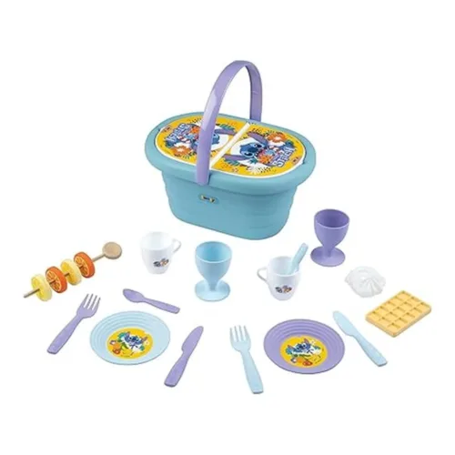 Smoby Cesta de Picnic Stitch con 19 Accesorios 7600312510