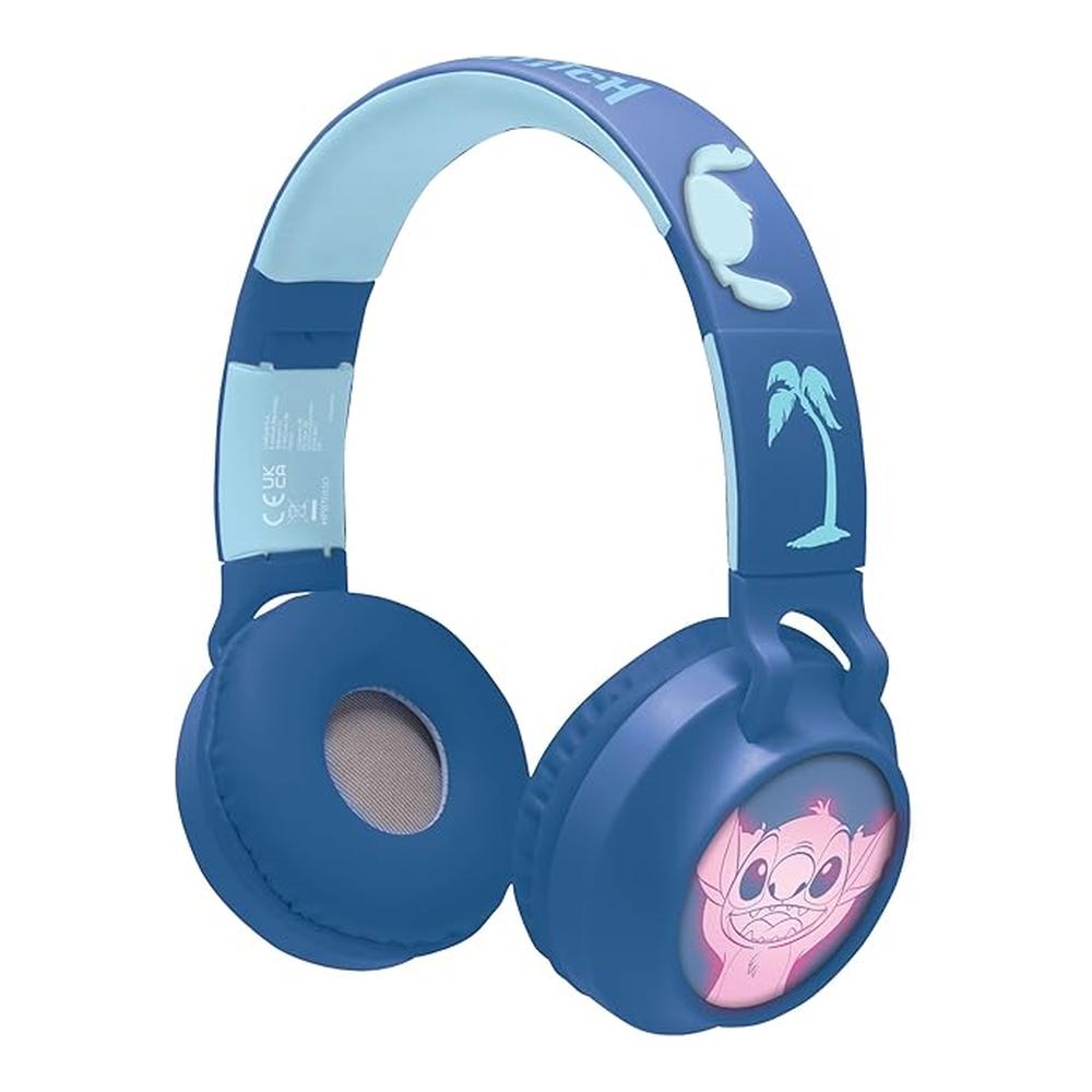 Lexibook Disney Stitch Auriculares 2 en 1 Inalámbricos y con Cable LE-HPBT015D