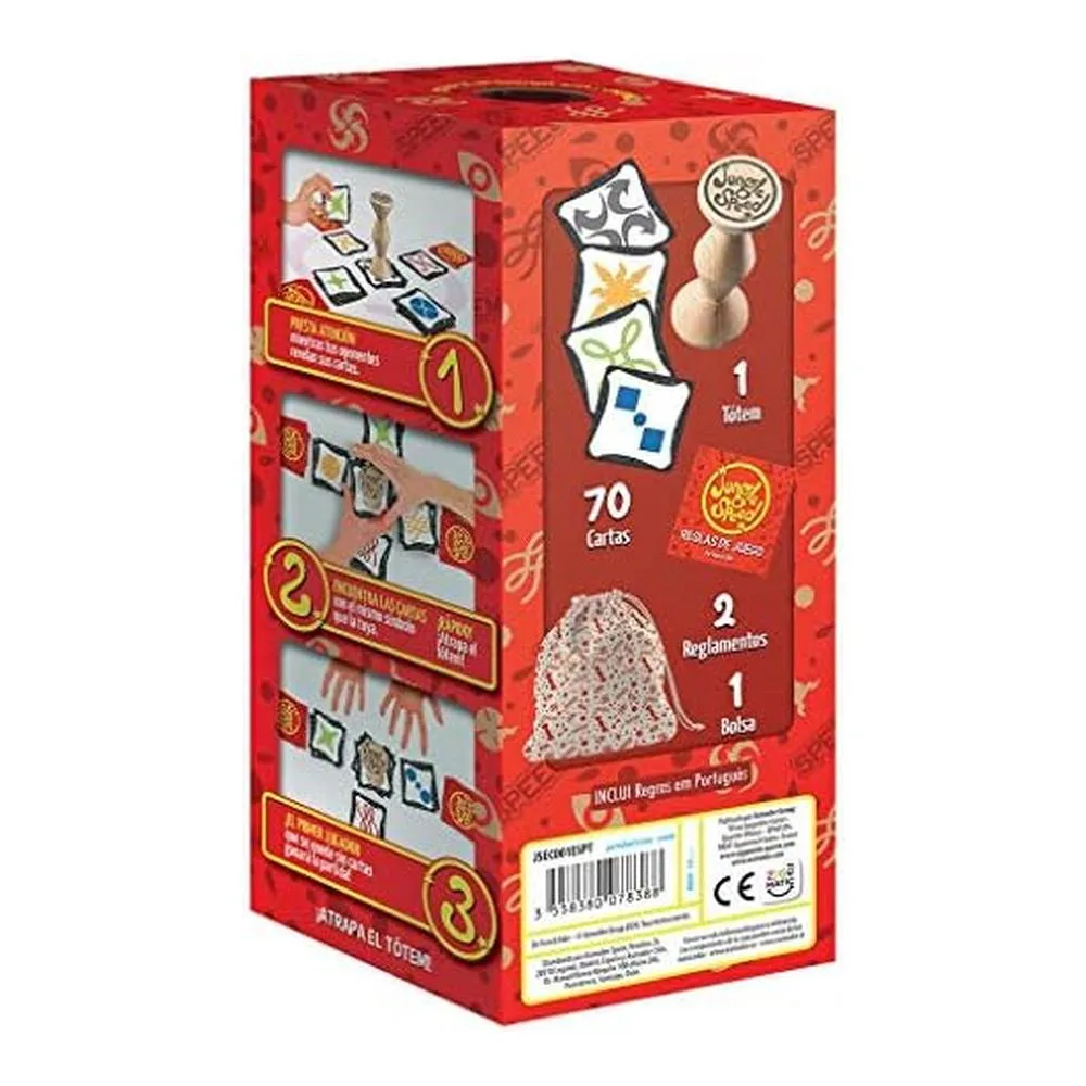 Zygomatic Jungle Speed Juego de Cartas para Amigos y Familia ASMJSECO01ESPT - Imagen 2