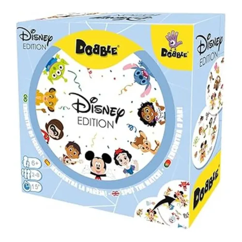 Dobble Disney Edition Juego de Cartas Acción y Reflejos DOBD08ML4