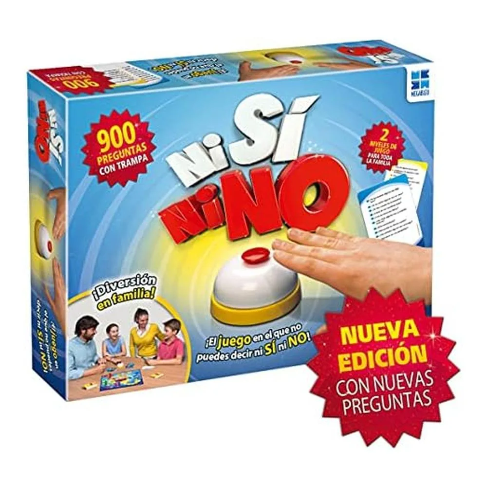 Ludilo Ni Sí Ni No Juego de Mesa Familiar World Brands 678401ND - Imagen 2