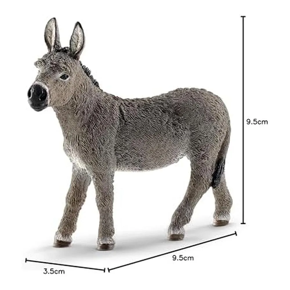 Schleich Figura Burro Farm World 13772 - Imagen 2