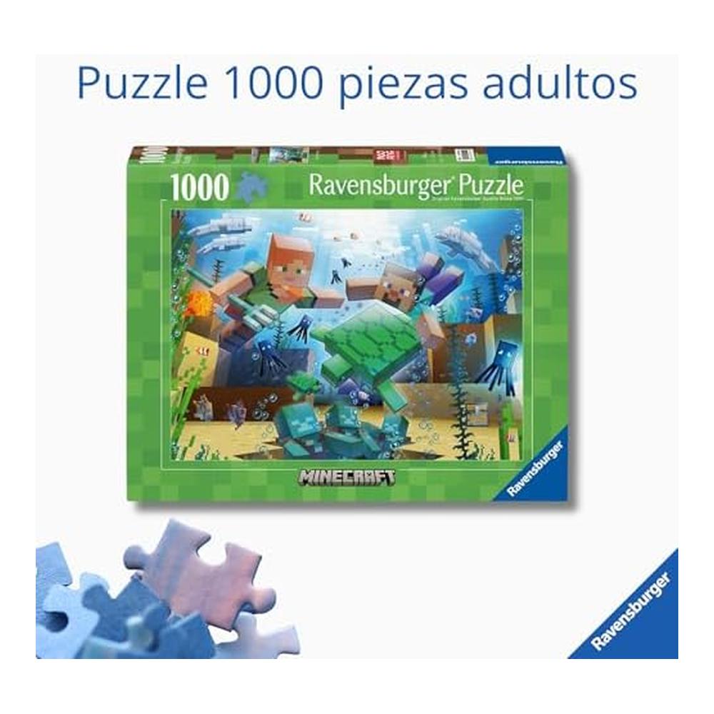 Ravensburger Puzzle Minecraft 1000 Piezas Edición 1 12000421 - Imagen 2