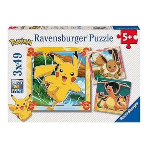 Ravensburger Puzzle Pokémon 3×49 Piezas 12004062