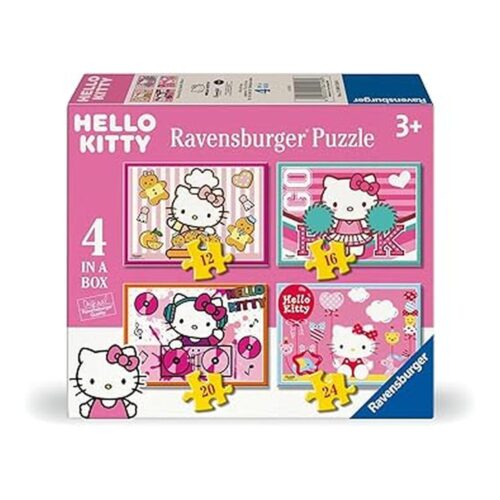 Ravensburger Puzzle Hello Kitty 4 Puzzles de 12-16-20-24 Piezas 12004158