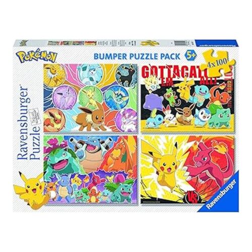 Ravensburger Puzzle Pokémon 4 Puzzles de 100 Piezas 5651