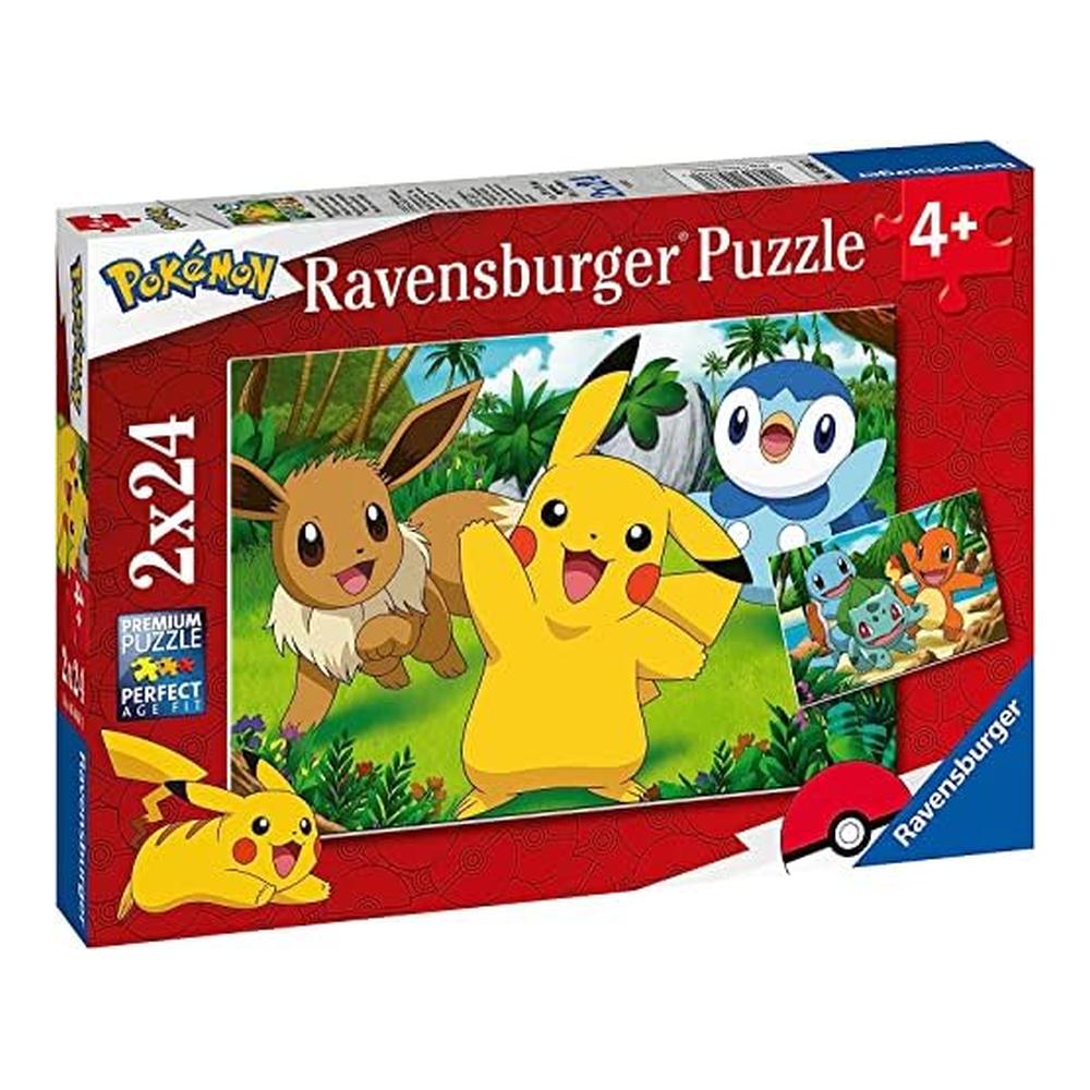 Ravensburger Puzzle Pokémon 2x24 Piezas 5668 - Imagen 2
