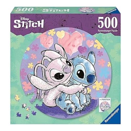 Ravensburger Puzzle Lilo y Stitch 500 Piezas Circular 17581