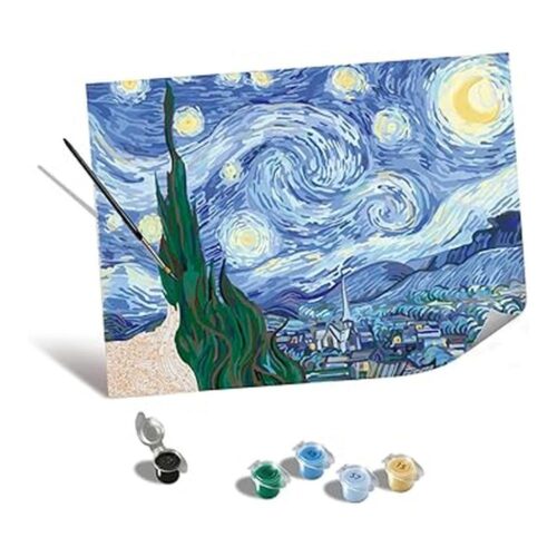 Ravensburger CreArt Serie Premium B Van Gogh Pintar por Números Kit con Marco 23915