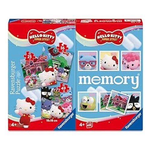 Ravensburger Pack Memory y Puzzle Hello Kitty Juego de Mesa 24873
