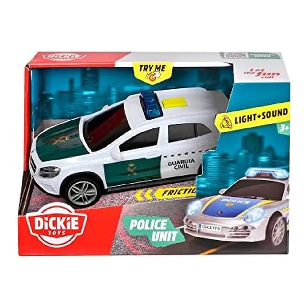 Dickie Toys Coche Mercedes Clase A Guardia Civil con Luz y Sonido 203712027SI1 - Imagen 2