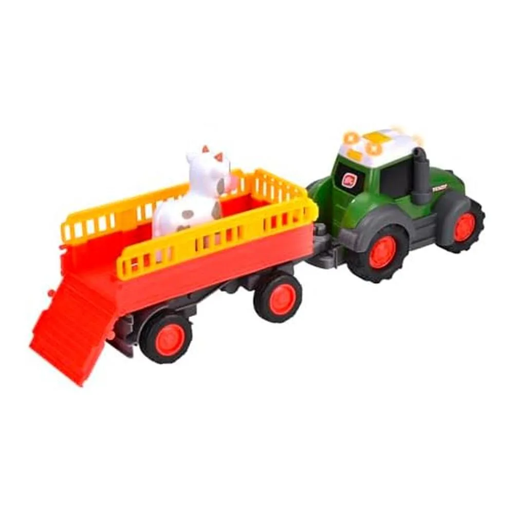 Dickie Toys Tractor de Granja ABC con Trailer y Vaquita 204115011 - Imagen 2