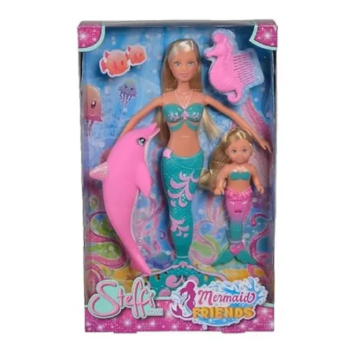 Simba Steffi Love Evi y Amigos Muñeca Maniquí Sirena con Delfín 105733336