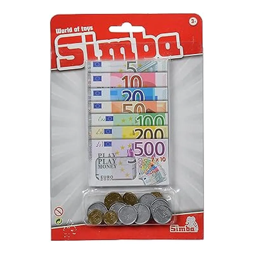 Simba Set de Euros Billetes y Monedas 104528647