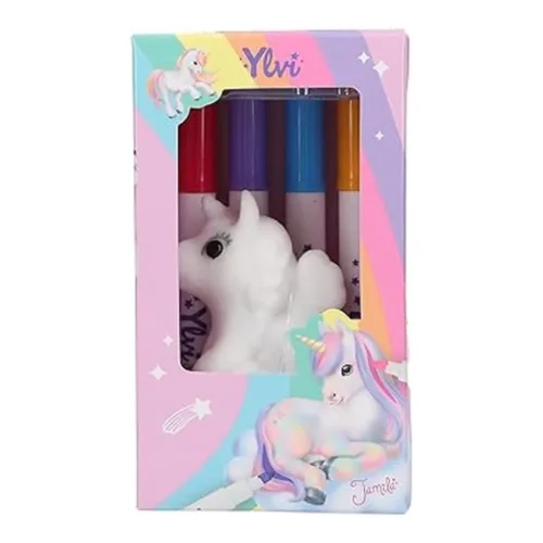 Depesche Ylvi Colour Your Unicorn Figura para Pintar 12673