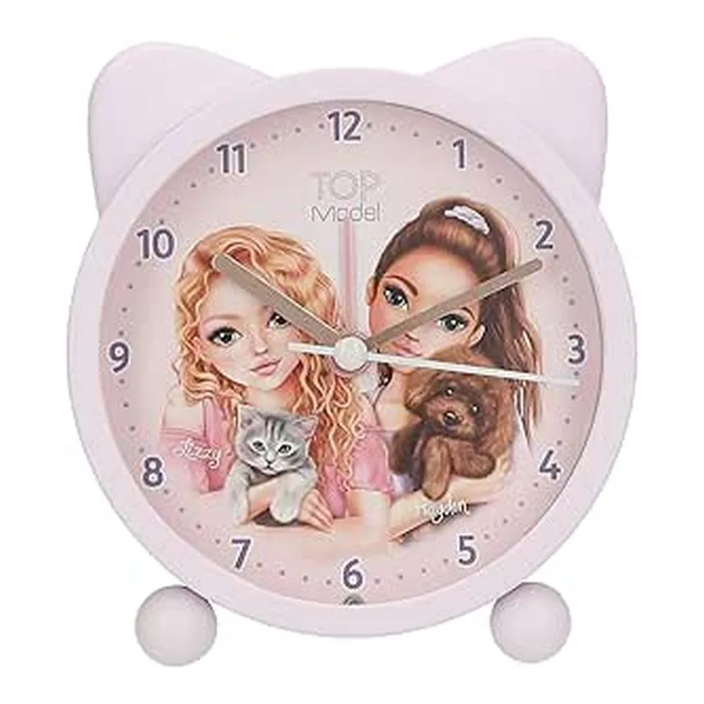 Depesche TopModel Kitty and Doggy Despertador Rosa 13548