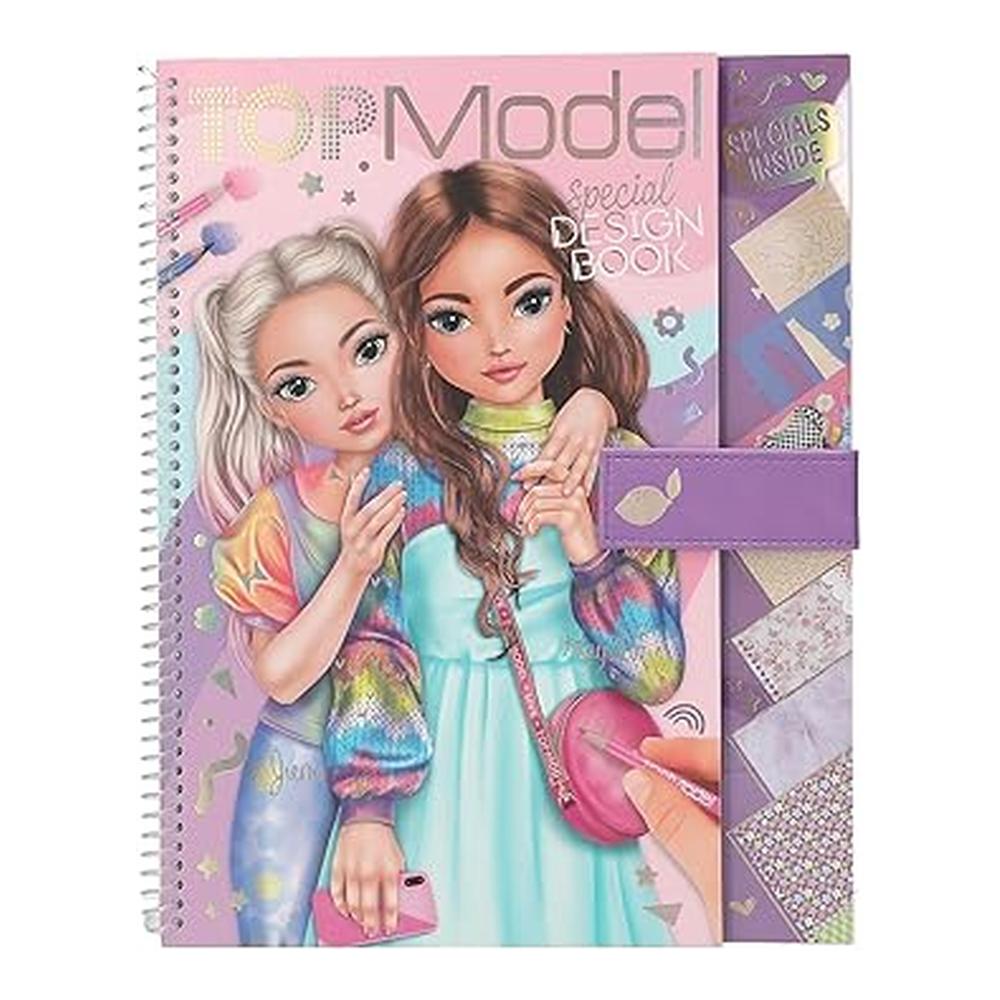 Depesche TopModel Libro para Colorear con 33 Páginas y Accesorios 13584 - Imagen 2