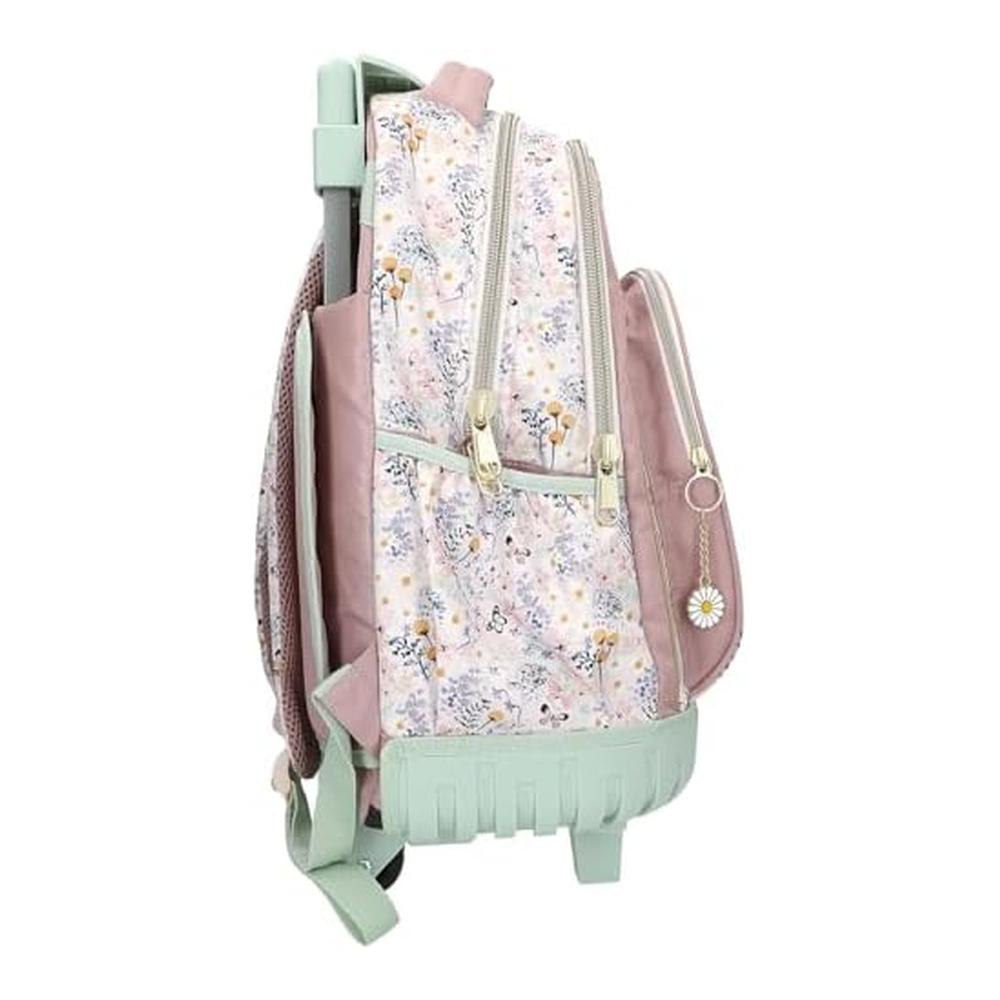 Depesche TopModel Summer Feeling Mochila Escolar Trolley Rosa y Verde 13305 - Imagen 2