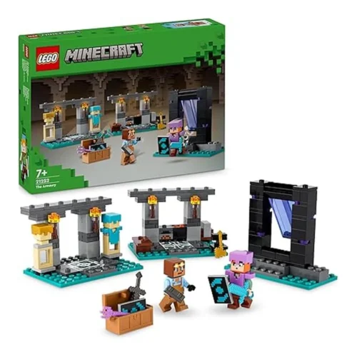 Lego Minecraft La Armería Juguete de Construcción 21252