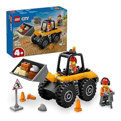 Lego City Cargadora con Ruedas Amarilla Vehículo de Construcción 60450