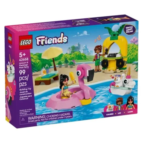 Lego Friends Unicorn & Flamingo Pool Party 42658