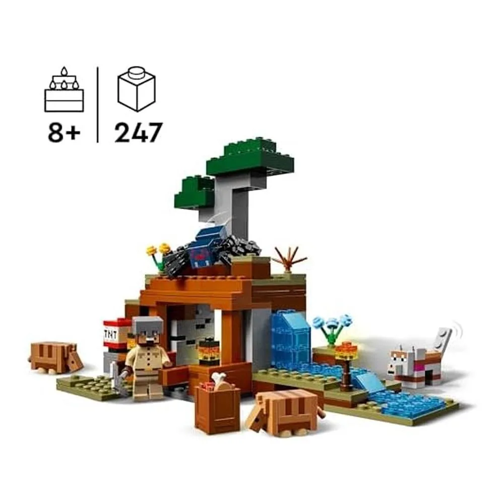 Lego Minecraft Expedición a la Mina del Armadillo Juguete de Construcción 21269 - Imagen 2