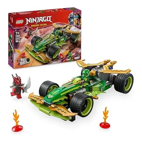 Lego Ninjago Coche de Carreras con Motor de Carga Manual de Lloyd 71828