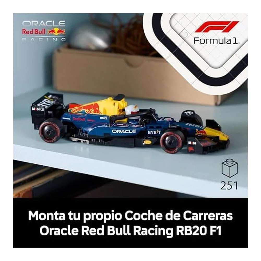 Lego Speed Champions Oracle Red Bull Racing RB20 F1 Coche de Carreras 77243 - Imagen 2