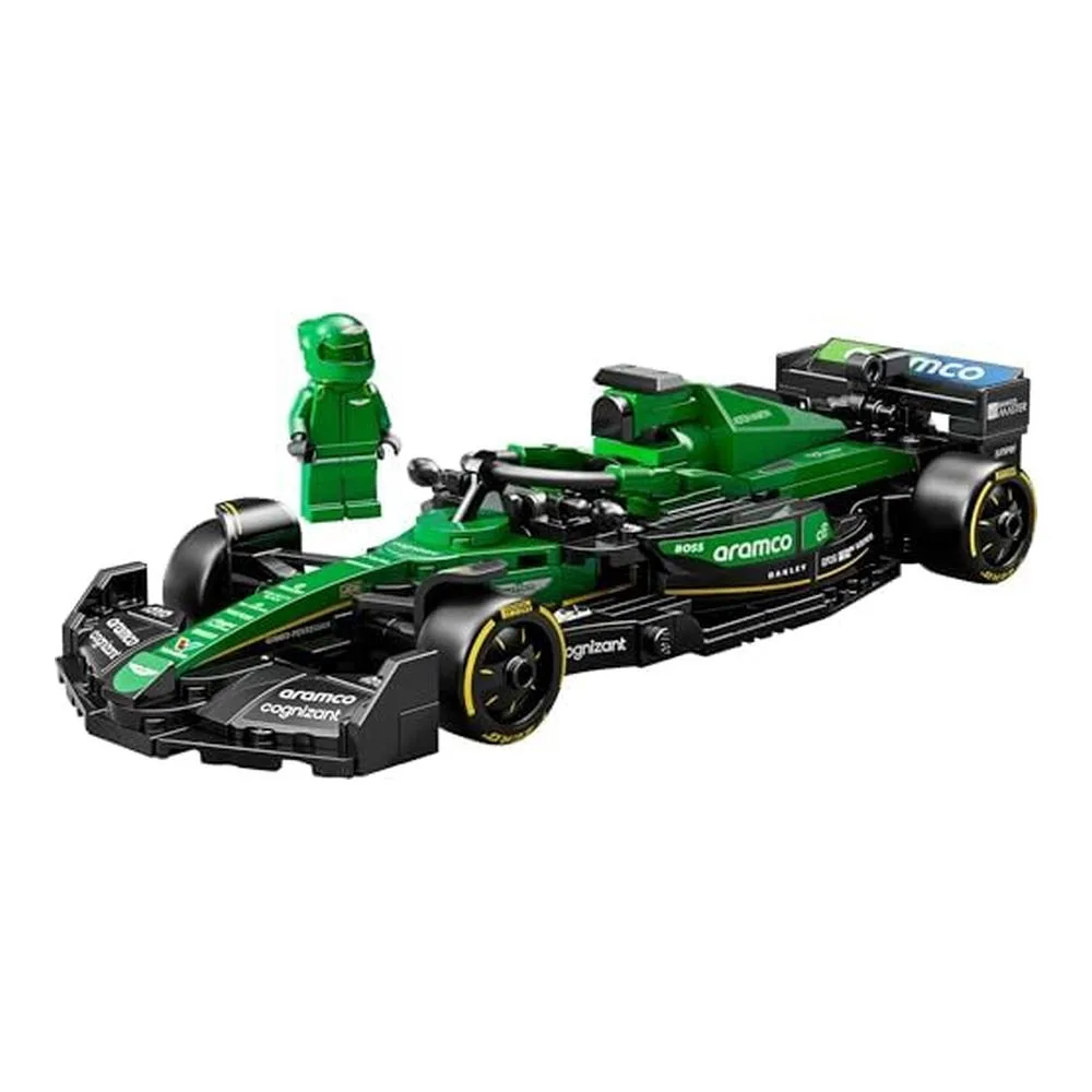 Lego Speed Champions Aston Martin Aramco F1 AMR24 Coche de Carreras Juguete 77245 - Imagen 2