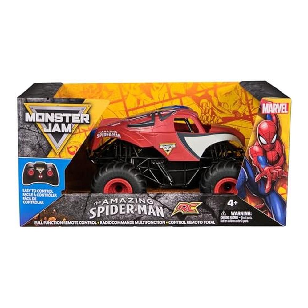 Monster Jam Vehículo de Control Remoto Spiderman RC Escala 1:24 6073723 - Imagen 2
