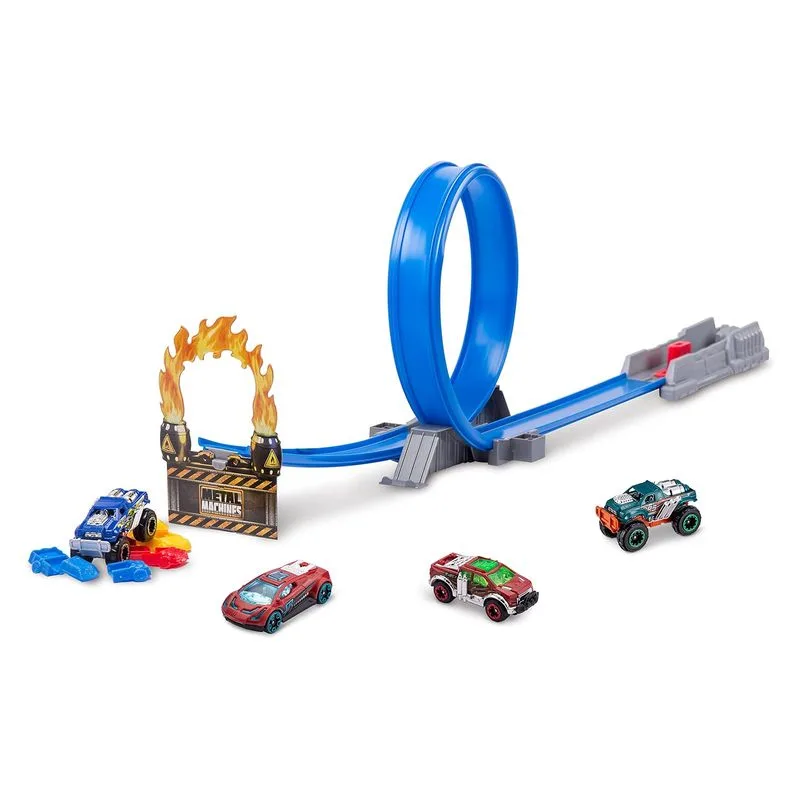 Bucle de pista Zuru Metal Machines Road Rampage con coche incluido 6701 - Imagen 2