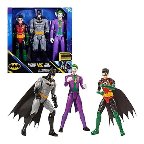 DC Comics Batman Pack Figura Batman y Robin contra Joker 30 cm 6064967