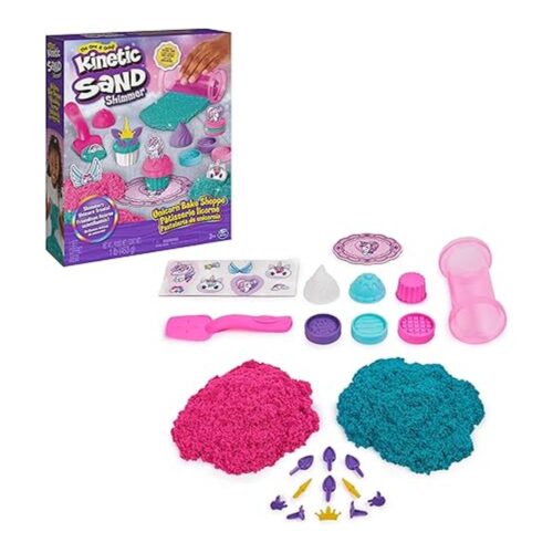Kinetic Sand Pastelería de Unicornio 453 g Arena Mágica con 8 Herramientas 6065201
