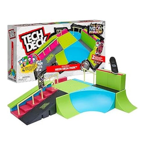 Tech Deck Neon Skate Park Dedos Neon Mega Park X-Connect 6063752