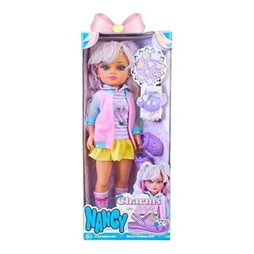 Nancy Charms in Style Muñeca Kawaii con Zuecos para Charms Famosa NAC90000