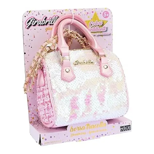 Girabrilla Baúl Bag Bolsa Tweed con Forma de Baúl 19066