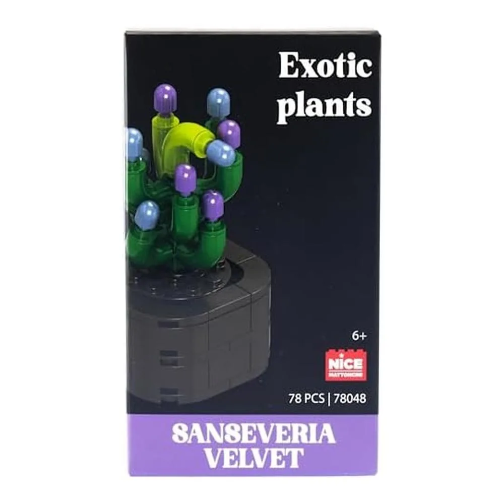 Exotic Plants Juego de Construcción Planta Sanseveria Velvet 78048 - Imagen 2