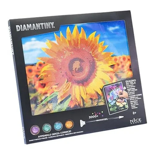 Diamantiny Level Up Cuadro Creative Art Mosaico Girasol 96561