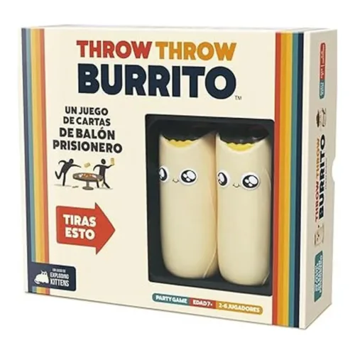 Exploding Kittens Throw Throw Burrito Juego de Balón Prisionero EKITTB01ES