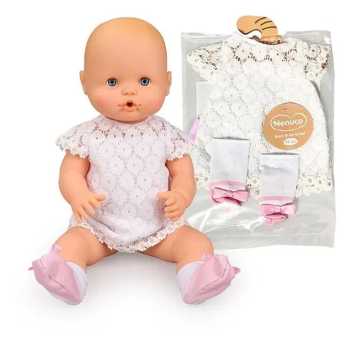 Nenuco Conjunto Casual Blanco para Muñecos 42 cm 40891
