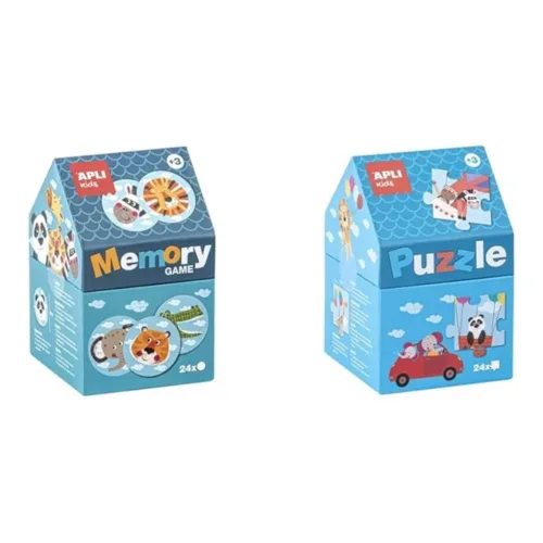 Apli Kids Memory Casita Safari y Puzzle 16820