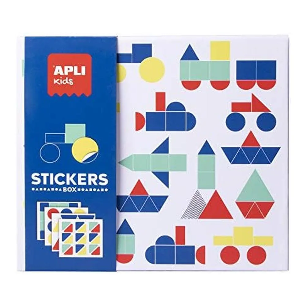 Apli Kids Vehículos Juego de Gomets Geométricos 18359 - Imagen 2