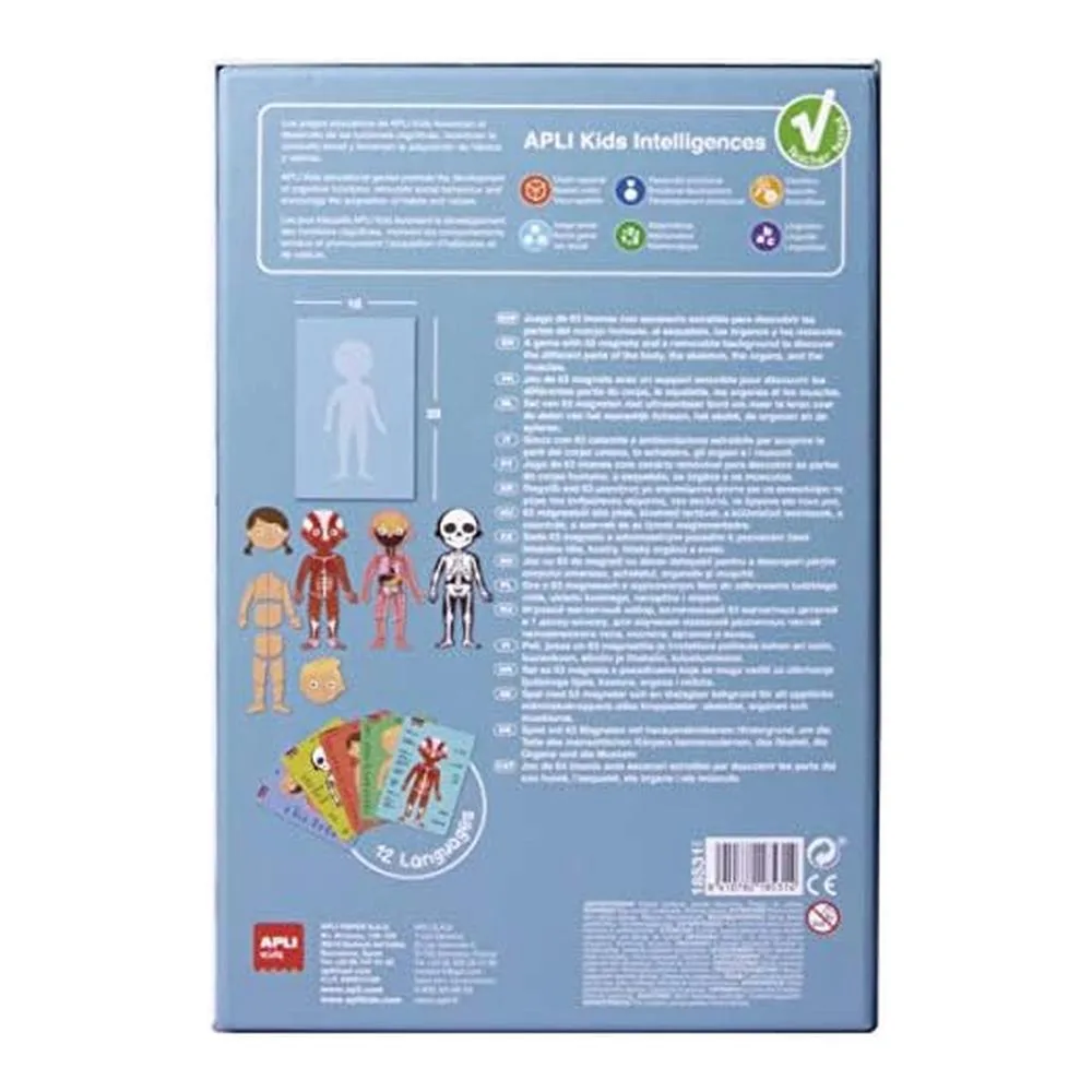 Apli Kids Sobre el Cuerpo Humano Juego Magnético 18351 - Imagen 2